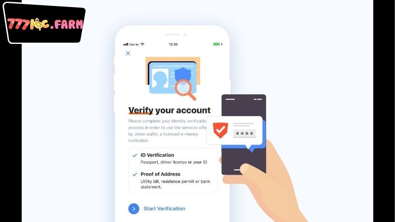 Các cách xác minh tài khoản 777Loc